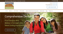 Desktop Screenshot of ledownsdentistry.com